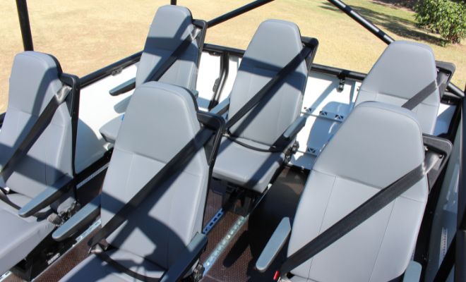Best seat in the house in a Unimog